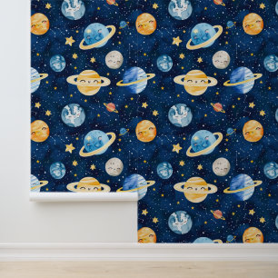 Papel Pintado Sistema solar muy lindo