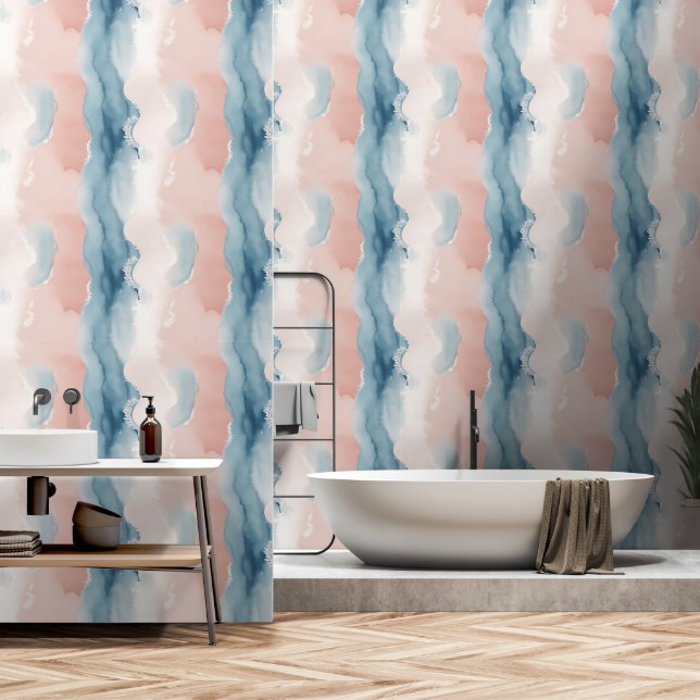 Papel Pintado Sleek Marble Elegance (Baño)
