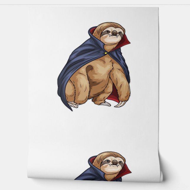 Papel Pintado Sloth Halloween Vampire Classic T-Shirt (Desenrollar)