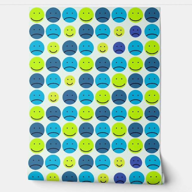 Papel Pintado Smiling Face Geometricart  (Desenrollar)