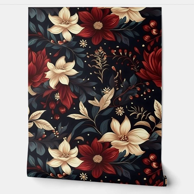 Papel Pintado Snowdrop Starry Blooms Botanical (Desenrollar)