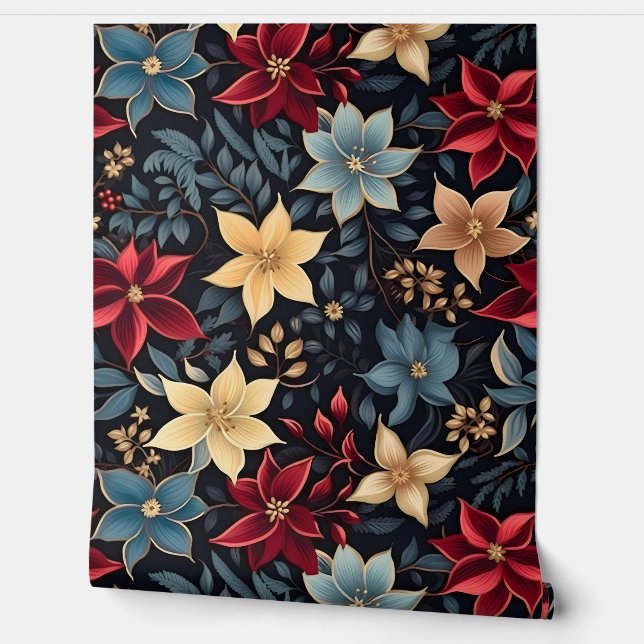 Papel Pintado Snowdrop Starry Blooms Botanical (Desenrollar)