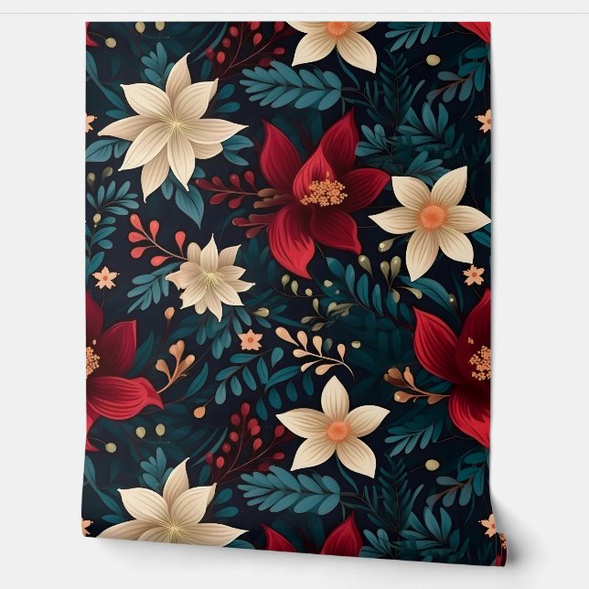 Papel Pintado Snowdrop Starry Blooms Botanical (Desenrollar)