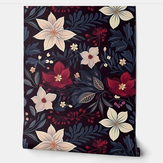 Papel Pintado Snowdrop Starry Blooms Botanical (Desenrollar)