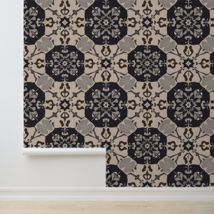 Papel Pintado Sofisticado patrón de Mandala floral Kaleidoscope