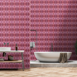 Papel Pintado Soft pink and purple geometric M-size pattern