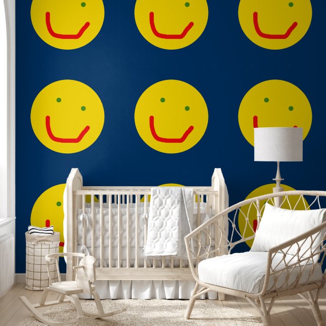 Papel Pintado Sol sonriente cara feliz (Niños)