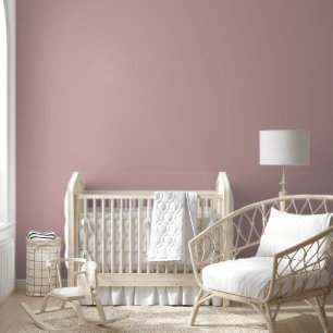 Papel Pintado sólido rosa silencioso