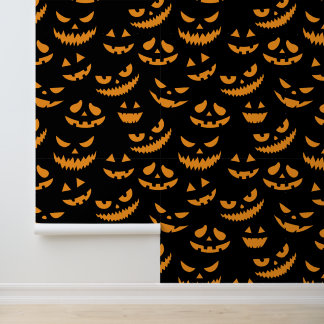 Papel Pintado Sombra de calabaza espeluznante
