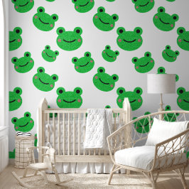 Papel Pintado Sonriente de rana cute