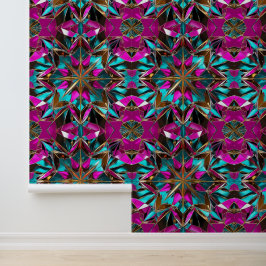 Papel Pintado Sonriente Kaleidoscope Disco Peel y Stick