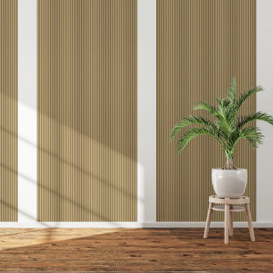Papel Pintado Sopa Sepia moderna con tiras y palo