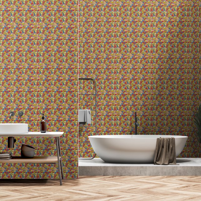 Papel Pintado Soul de las flores silvestres (Baño)
