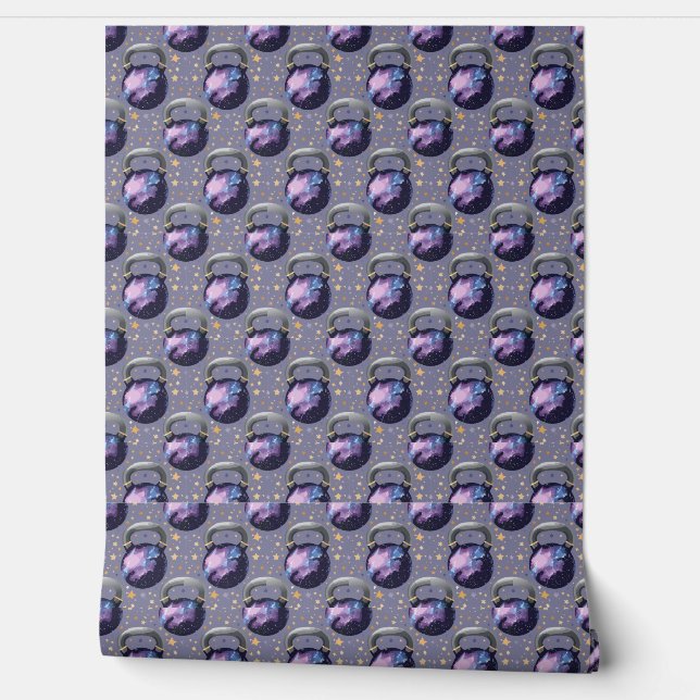 Papel Pintado Space Galaxy Kettlebell (Desenrollar)
