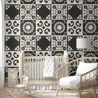 Papel Pintado Spanish Style Tiles - Peel and Stick Wallpaper