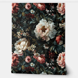 Papel Pintado Sparkling Peony Noel Botanical
