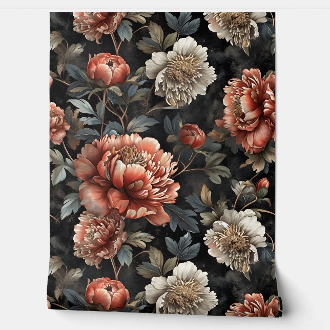 Papel Pintado Sparkling Peony Noel Botanical (Desenrollar)