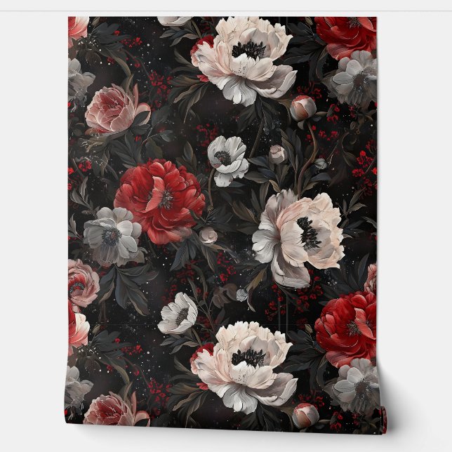 Papel Pintado Sparkling Peony Noel Botanical (Desenrollar)