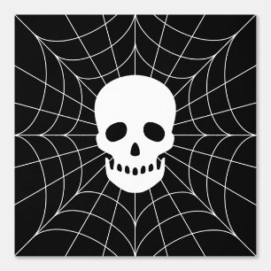 Papel Pintado Spiderweb Skull