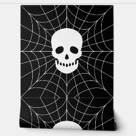 Papel Pintado Spiderweb Skull