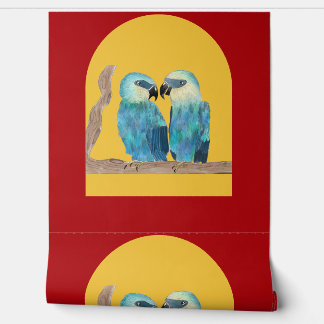 Papel Pintado Spix's Macaws on a 
