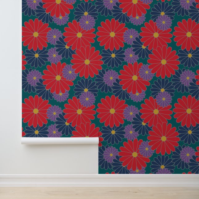 Papel Pintado Splashy Fall Floral (Solicitud)