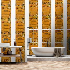 Papel Pintado Spooky Halloween Bash Invite | Fantasma y juegos