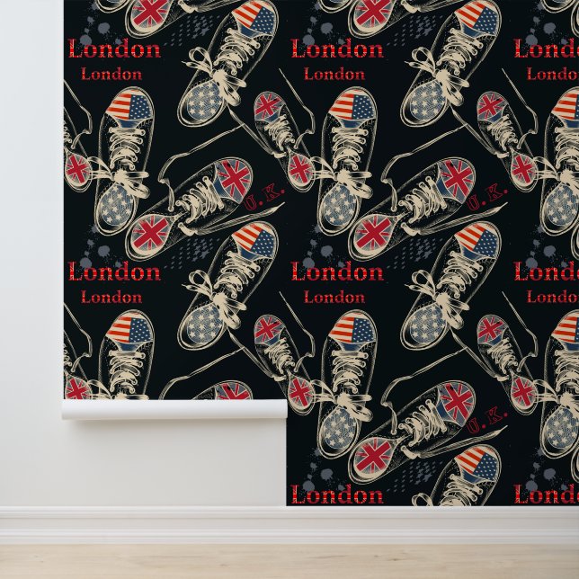 Papel Pintado Sports Boots Fashion Pattern  (Solicitud)