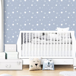 Papel Pintado Star Pattern Blue Sky Nursery Niños Niño