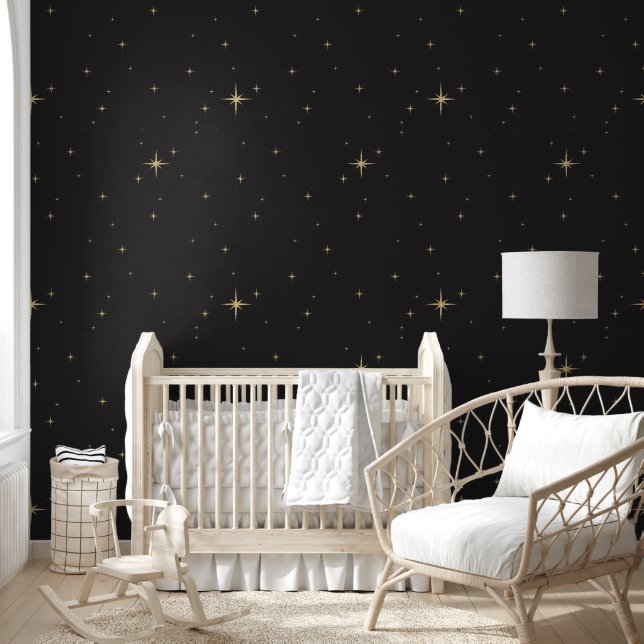 Papel Pintado Starry Night  - Peel & Stick Wallpaper (Niños)