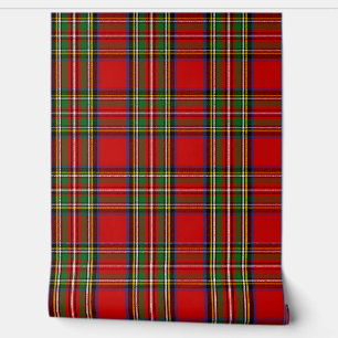 Papel Pintado Stewart Tartan Plaid Scottish Clan