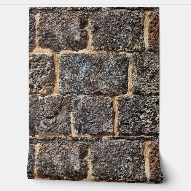PAPEL PINTADO STONE BLOCKS MASONRY (Desenrollar)