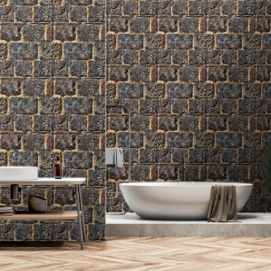 PAPEL PINTADO STONE BLOCKS MASONRY