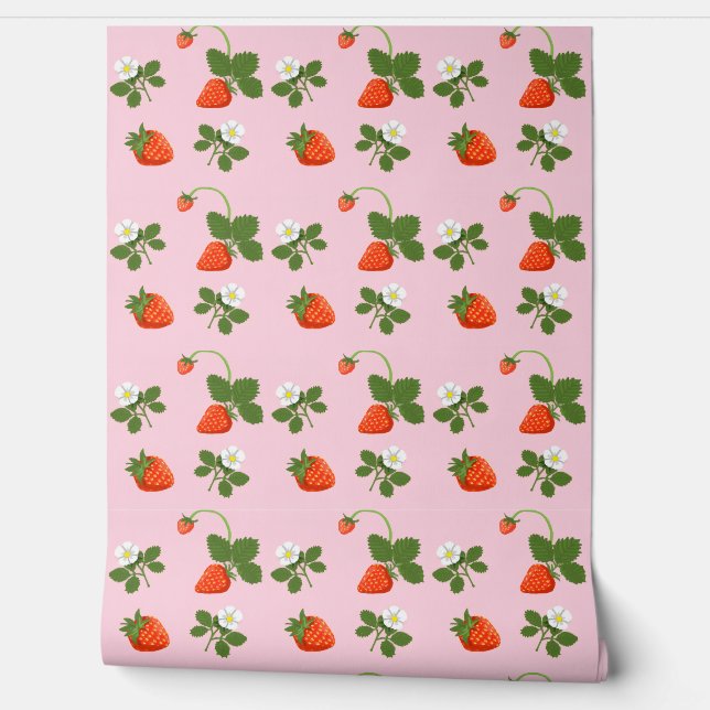 Papel Pintado Strawberries (Desenrollar)