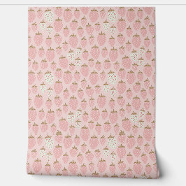 Papel Pintado Strawberry Pink Girly