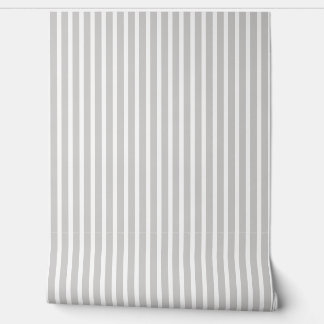 Papel Pintado Stripes Taupe and White