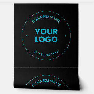 Papel Pintado Su logotipo   Nombre comercial editable y sitio we