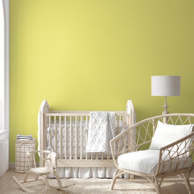 Papel pintado suave amarillo bebé (Niños)
