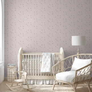 Papel pintado suave y neutral para habitación de n