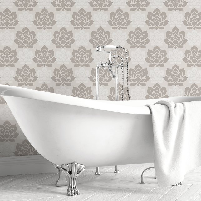 Papel Pintado Suculenta Sofisticada Beige (Subido por el creador)