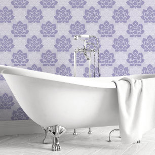 Papel Pintado Suculenta Sofisticada Púrpura