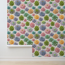 Papel Pintado Suculentos