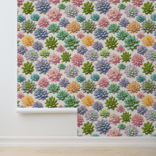 Papel Pintado Suculentos