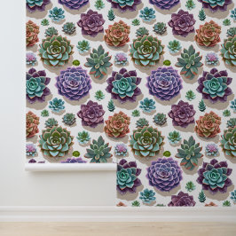 Papel Pintado Suculentos