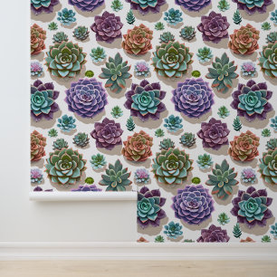 Papel Pintado Suculentos
