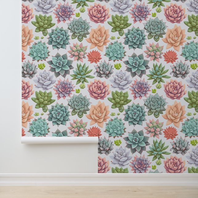 Papel Pintado Suculentos
