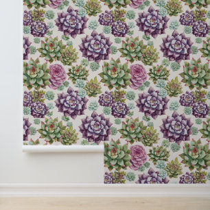 Papel Pintado Suculentos