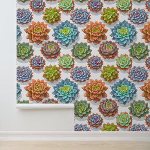 Papel Pintado Suculentos