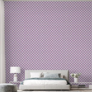 Papel Pintado Sueño Lilac: simple corazón pelar y palo