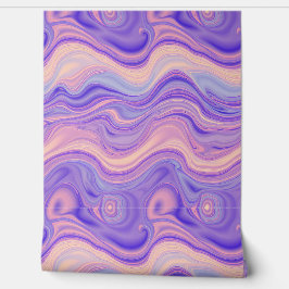 Papel Pintado Sueños de lavanda: Armonía fluida en movimiento